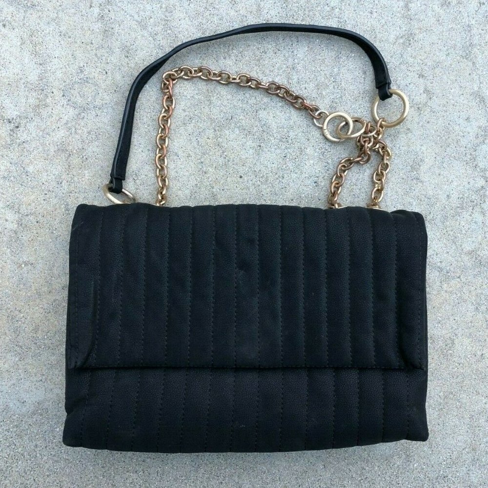 HOUSE OF WANT HOW Women's Quilted Pillow Black Hand Shoulder Bag Purse… - Picture 2 of 8